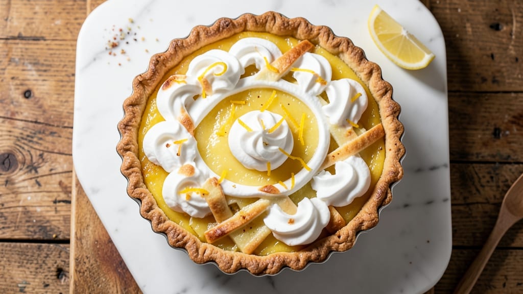 Amelia Bedelia's Lemon Meringue Pie Recipe: Vanilla Bean Whipped Top With Zesty Tart Filling