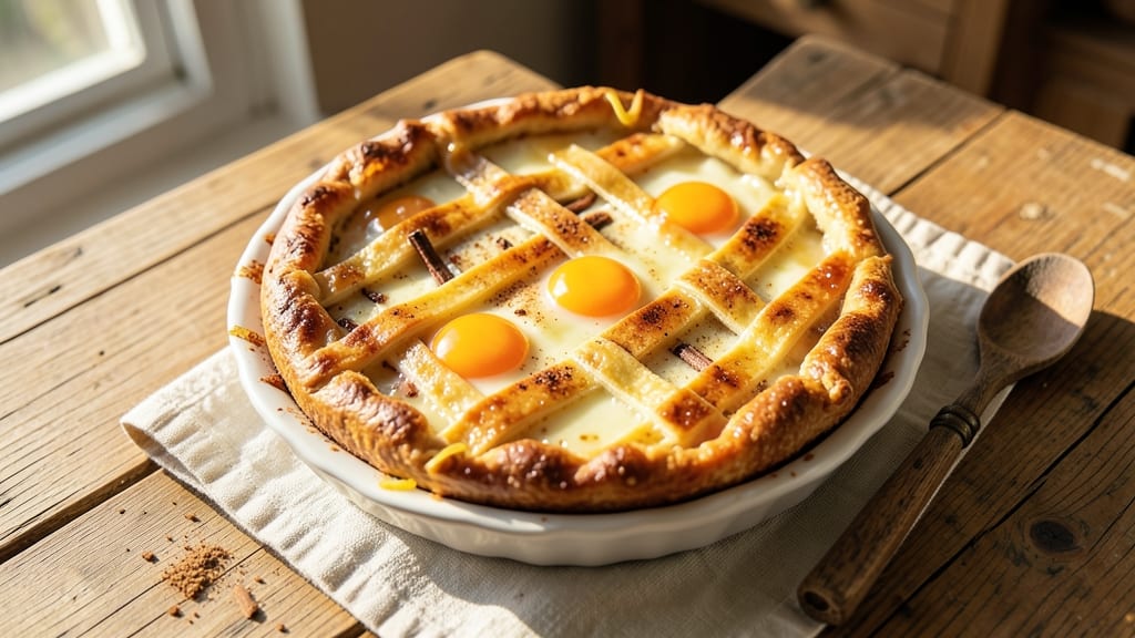 Abuelos Margarita Pie Recipe: Vanilla-Cinnamon Swirls With Foil-Sealed Crust