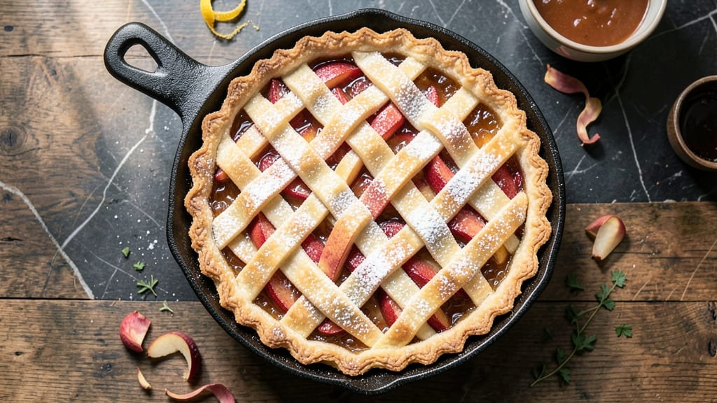 Southern Dutch Apple Pie Recipe: Crispy Lattice Crust With Spiced Apple Filling