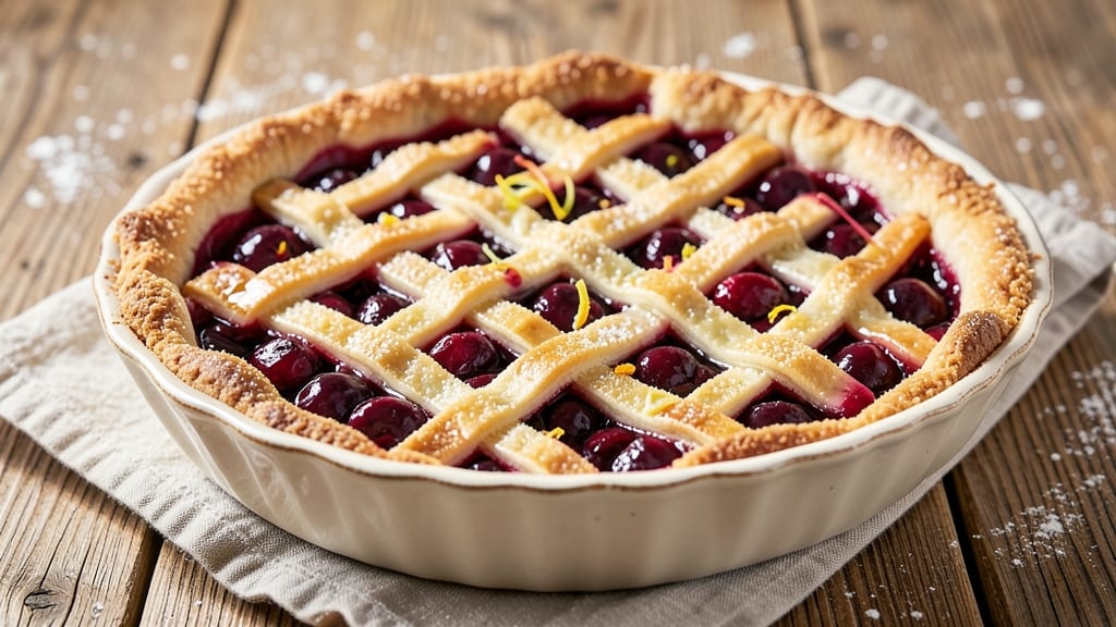 Amish Cherry Pie Recipe: Homestyle Crunch and Tart-Sweet Cherry Bliss