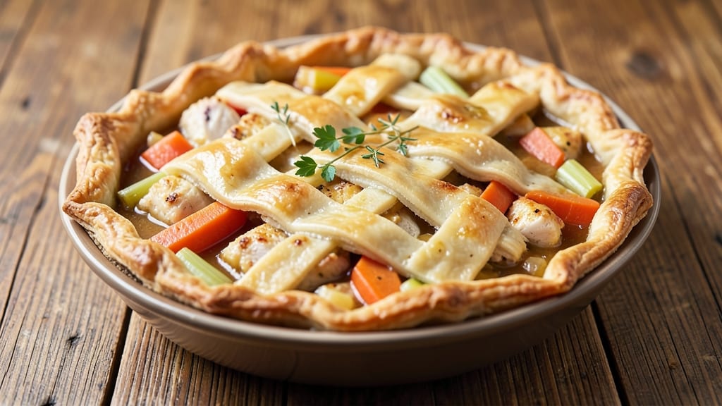 Chicken Pot Pie Recipe With Pepperidge Farm Crust: Foolproof Flaky Lattice Over Savory Gravy