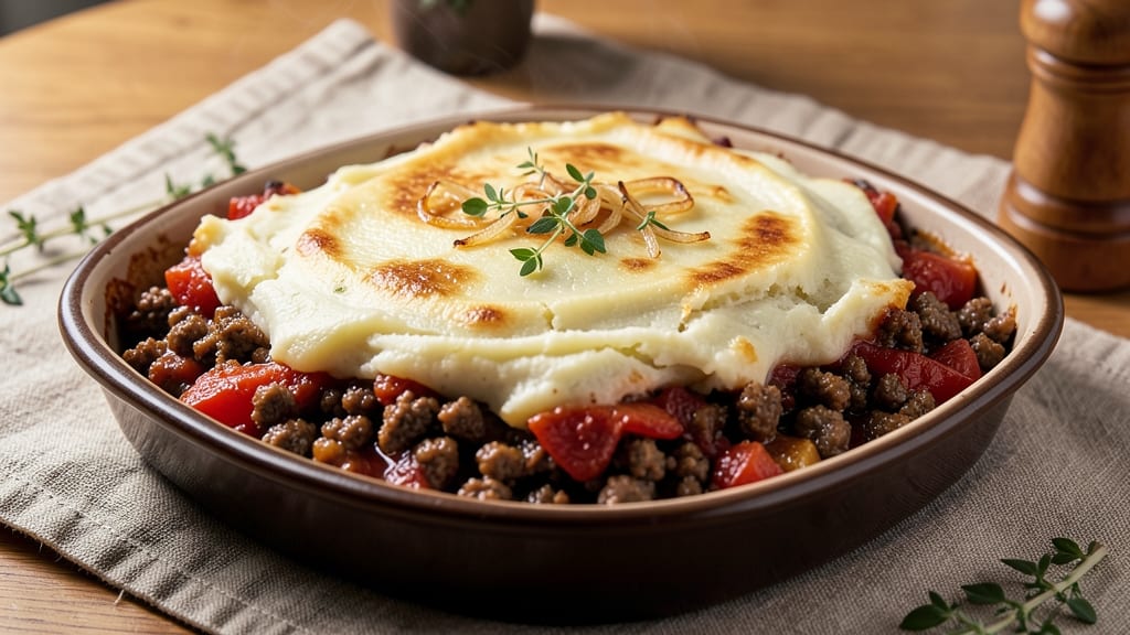 Shepherd's Pie Recipe Without Vegetables: Creamy Mashed Potato Topped Meat Masterpiece