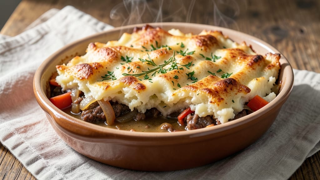 Amazing Shepherd's Pie Recipe: Savory Gravy Topped With Crispy Mashed Potato Crust