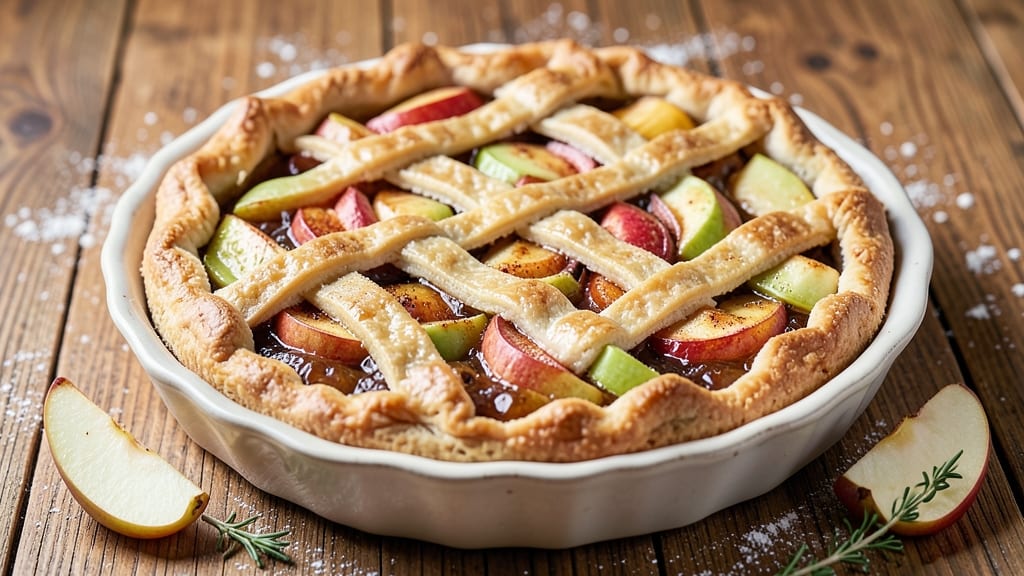 8 Apple Pie Recipe: Spiced Filling and Buttery Streusel Topping Fusion