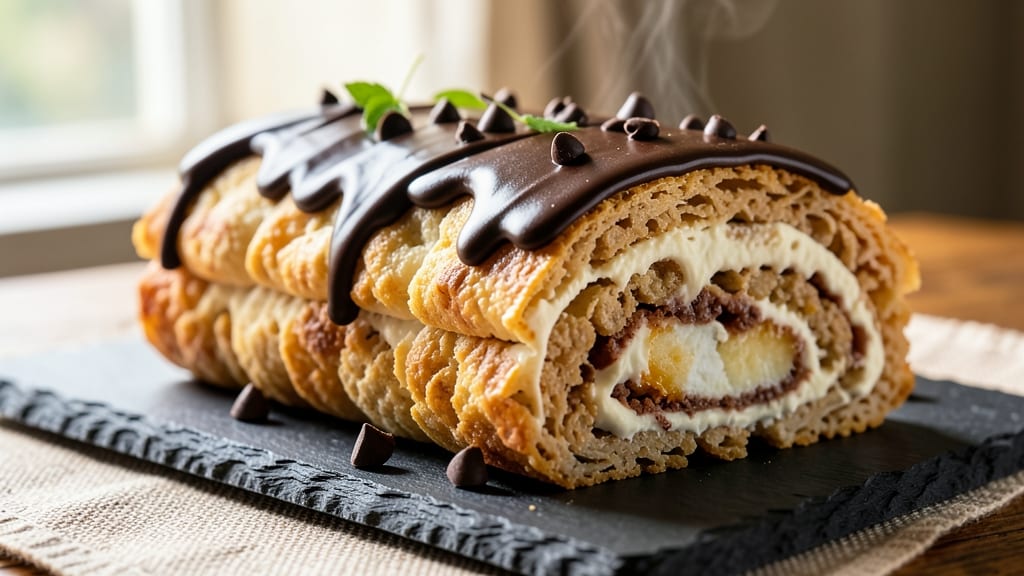 Rice Krispie Chocolate Roll Recipe: Warm Vanilla Crunch With Gooey Melts