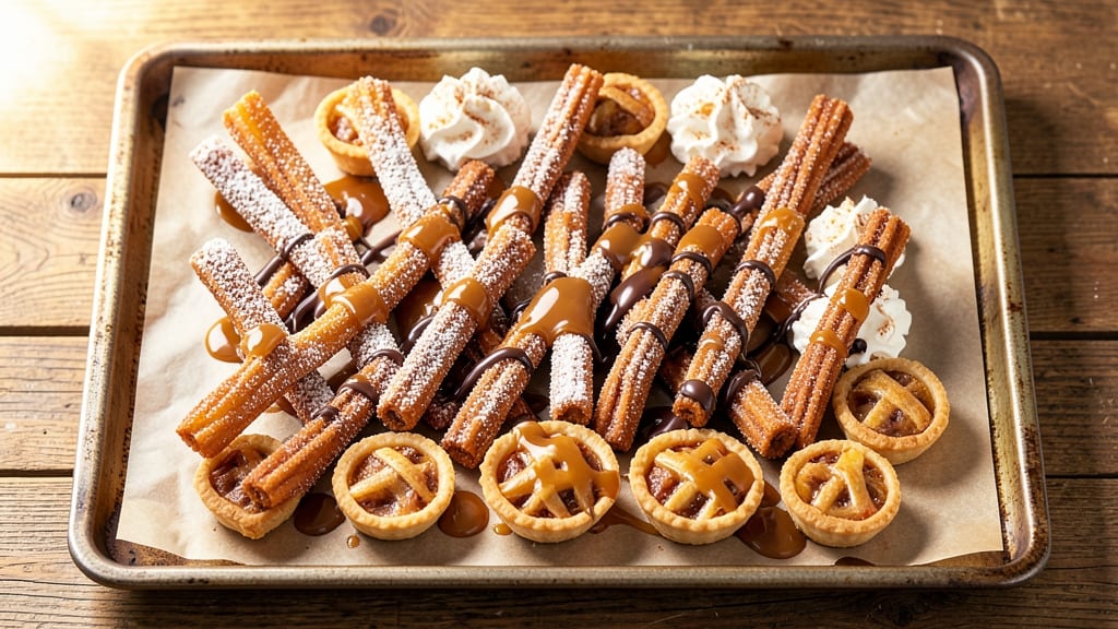 Apple Pie Churro Nachos Recipe: Sweet Spiced Crunch Meets Caramel Dip