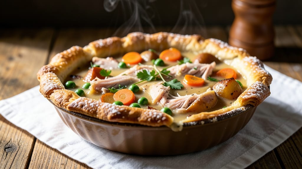 Ryan's Chicken Pot Pie Recipe: Herb-Infused Gravy and Flaky Homemade Lattice