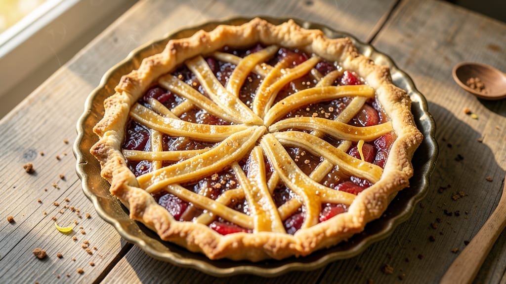 Amish Half Moon Pies Recipe: Crunchy Streusel Crust Over Spiced Fruit Filling