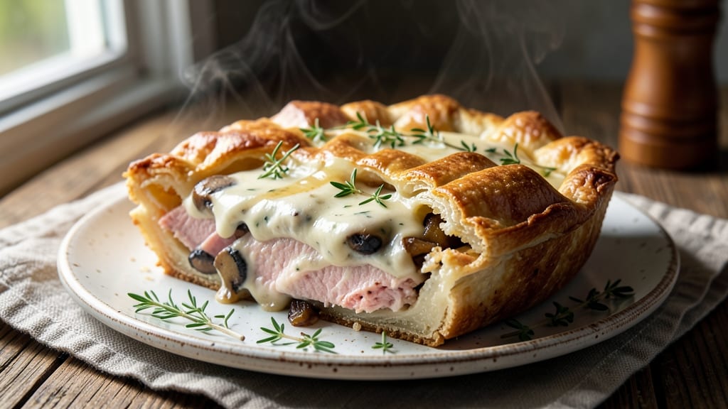 Single Chicken Pot Pie Recipe: One-Pan Comfort With Flaky Crust and Herbed Gravy