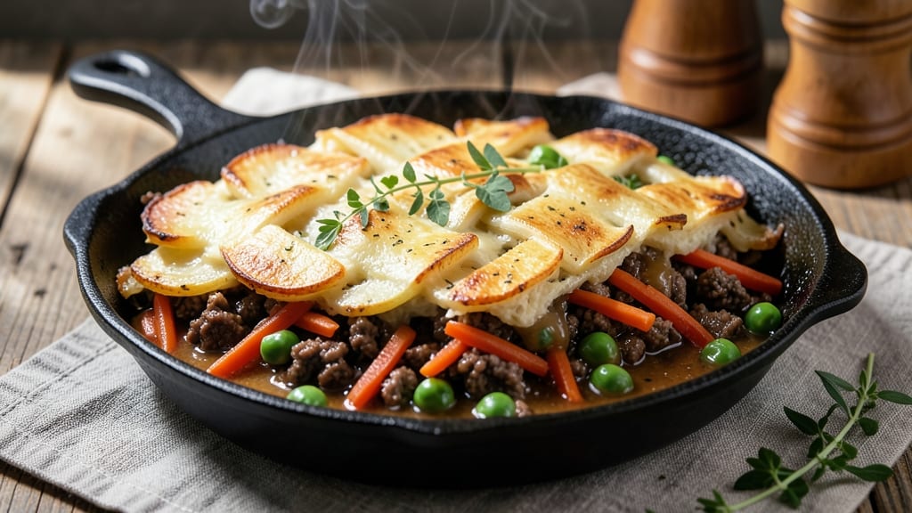 Amish Shepherd's Pie Recipe: Hearty Gravy-Braised Beef Under Mashed Potato Cloud