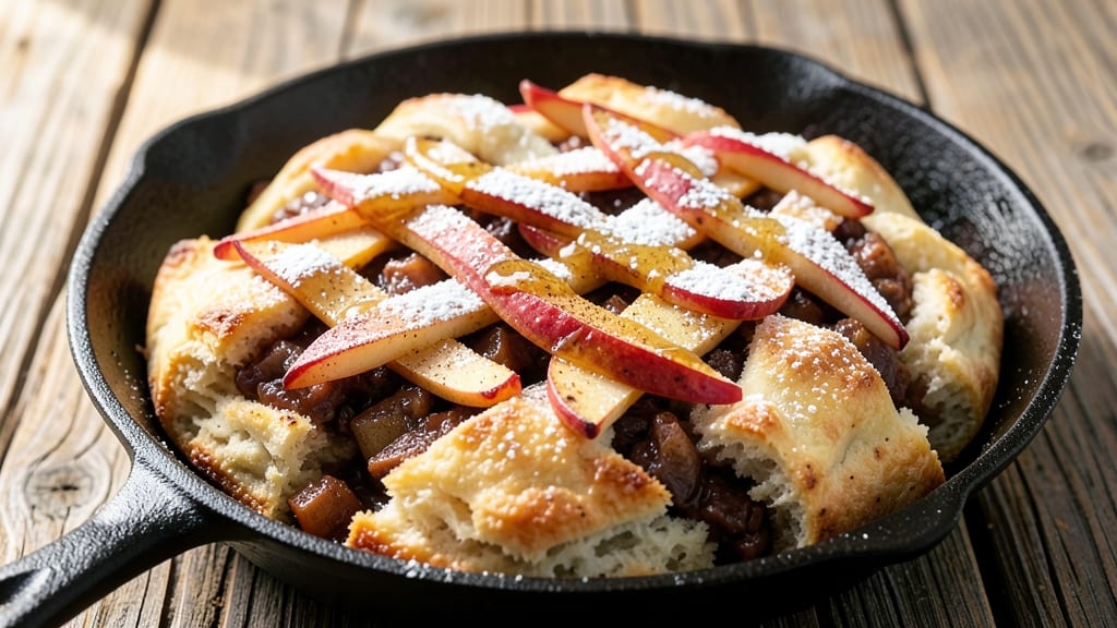 Skillet Apple Pie Biscuits Recipe: Crunchy Top, Melty Filling in One Pan