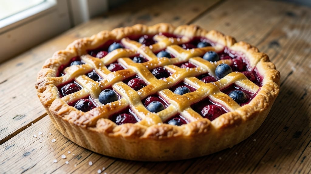 2 Crust Blueberry Pie Recipe: Double-Layered Vanilla Burst and Buttery Crunch