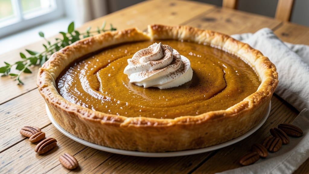 Pumpkin Pie Recipe With Baked Crust: Foil-Sealed Secret for Crispy Edges All Night