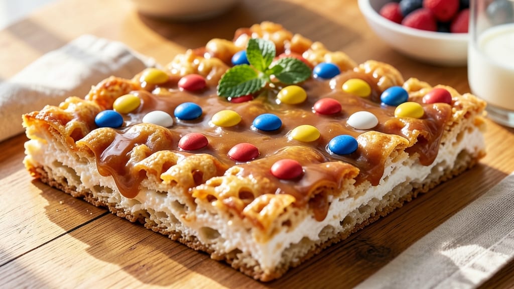 Rice Krispie Treat Recipe with Mini M&ms: Gooey Clusters and Colorful Crunch in One Bite