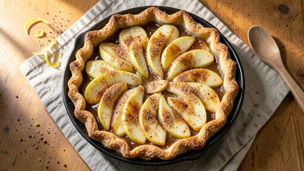 Apple Banana Pie Recipe: Spiced Fruit Filling with Crunchy Oat Streusel Topping