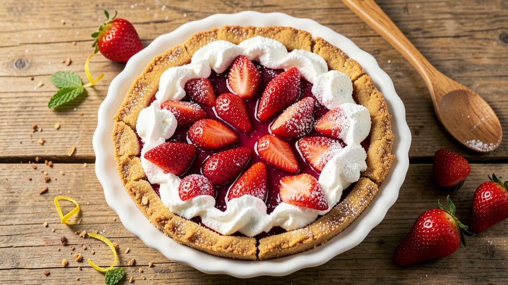 Shoney's Sugar-Free Strawberry Pie Recipe: Light-as-Air Crust With Bursting Fruit