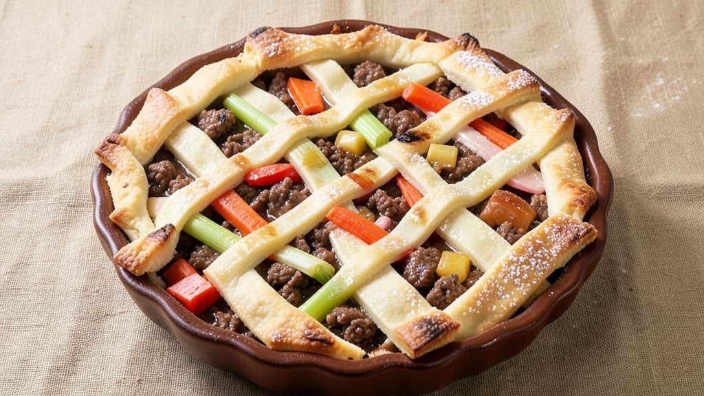 Hot Pot Pie Recipe: Savory Meat and Veggie Bubble-Top Delight
