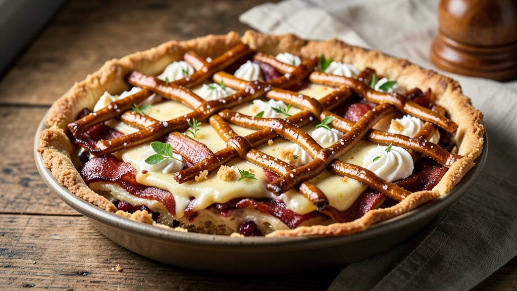 Kentucky Bacon and Pretzel Crust Pie Recipe: Smoky-Sweet Crunch Meets Savory Filling