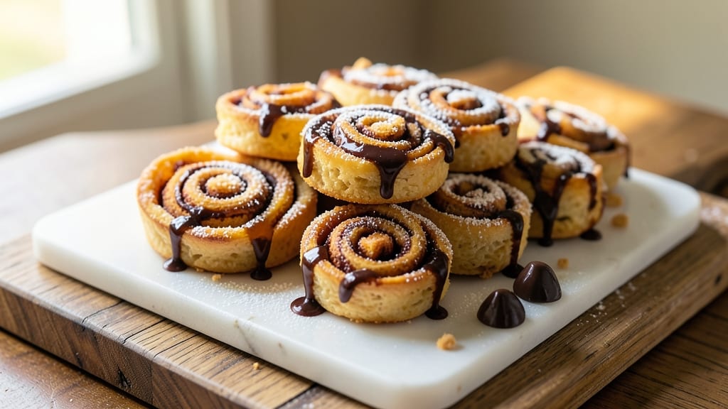 Rice Krispie S'mores Pinwheels Recipe: Gooey Marshmallow and Chocolate Swirls in Every Bite