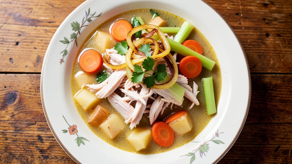 Skinny Chicken Pot Pie Soup Recipe: Lightened-Up Comfort in One Bowl