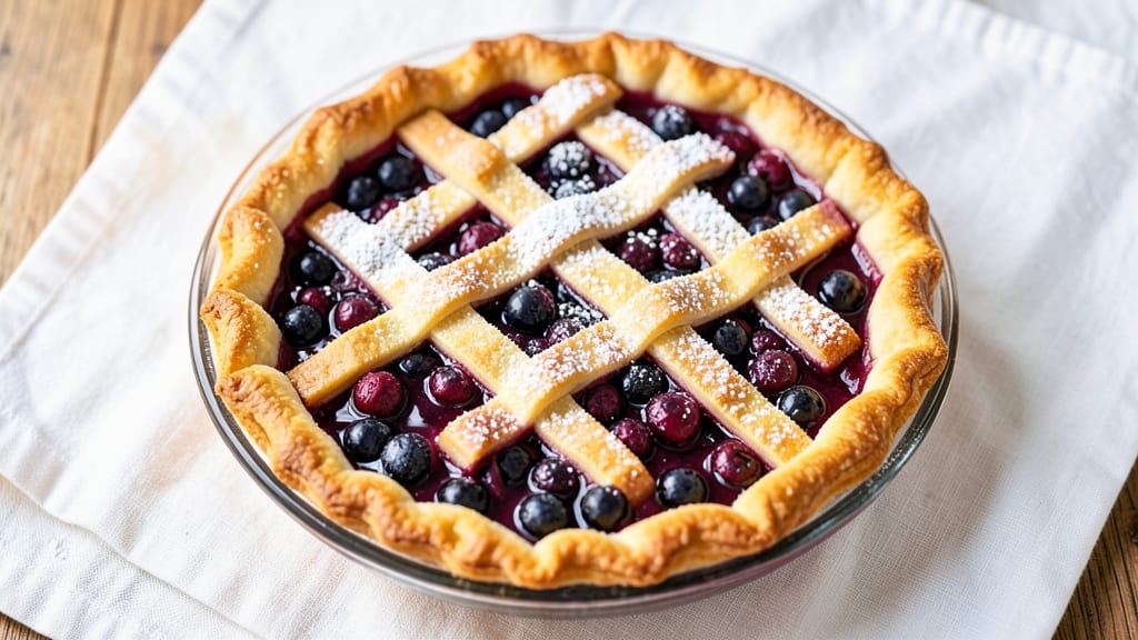 5 Star Blueberry Pie Recipe: Velvety Filling and Buttery Lattice Crunch