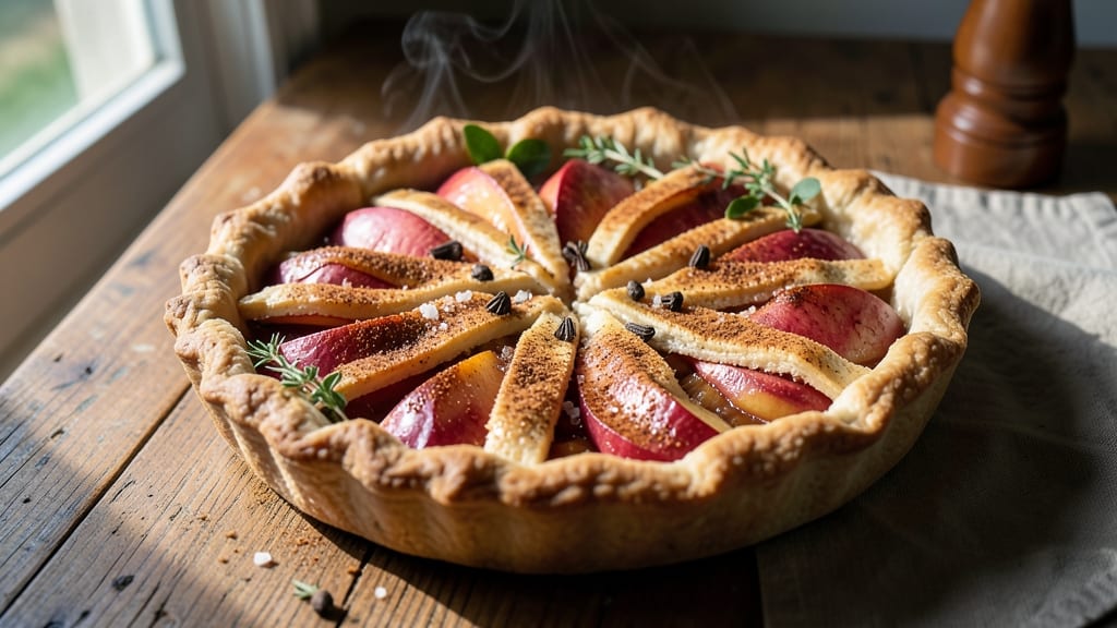 Red Apple Pie Recipe From Scratch: Homemade Crust and Spiced Filling in One Dish