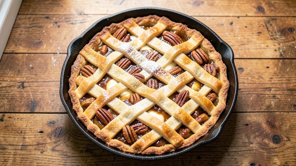 12-Inch Pecan Pie Recipe: Buttery Crust Meets Nutty Southern Bliss