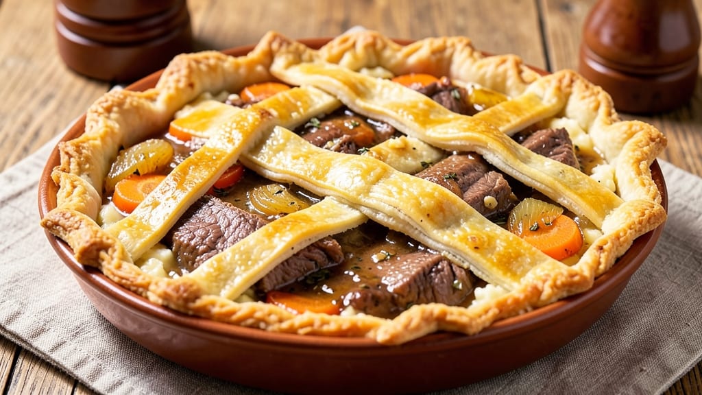 Quick Beef Pot Pie Recipe: One-Pan Dinner With Flaky Crust and Rich Gravy