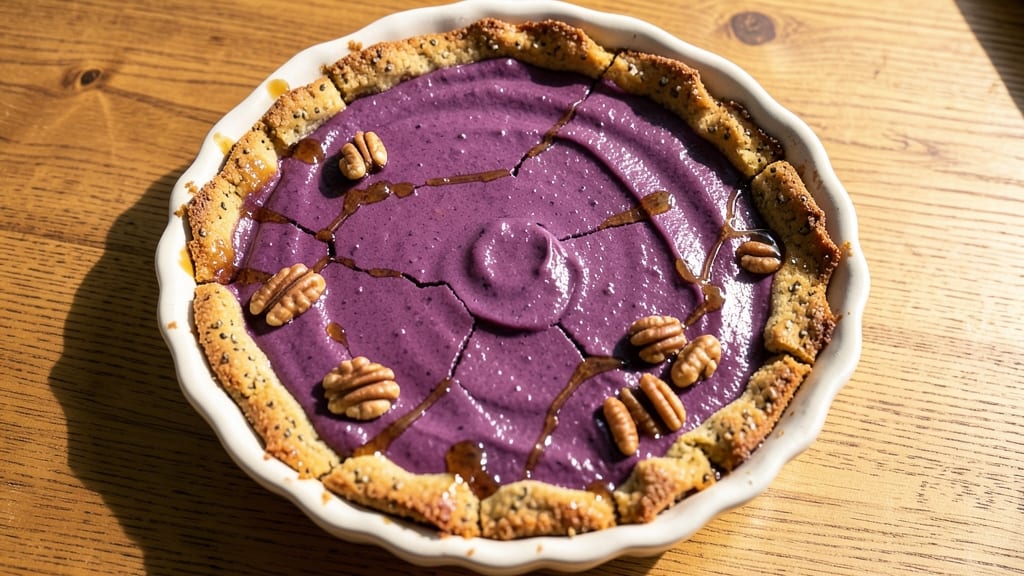 Purple Sweet Potato Vegan Pie Recipe: Deep Purple Swirls Without Dairy