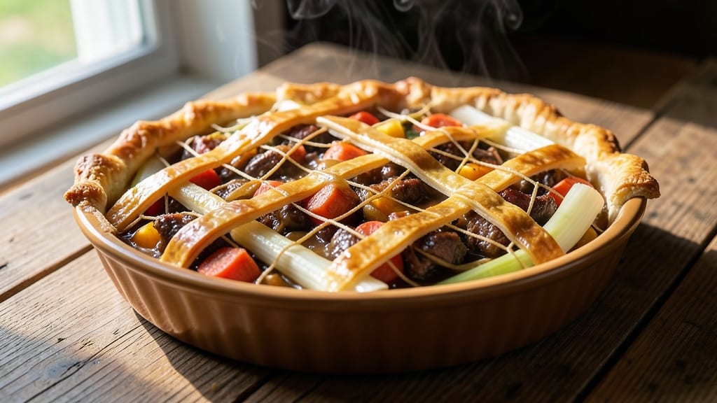 Old Fashioned Beef Pot Pie Recipe Pioneer Woman: Foil-Sealed Crust That Stays Golden Through Baking