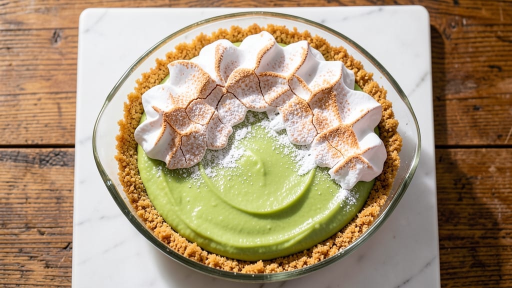 10-Minute Lime Cracker Pie Recipe: Zesty Tang and Crunchy Crust Magic