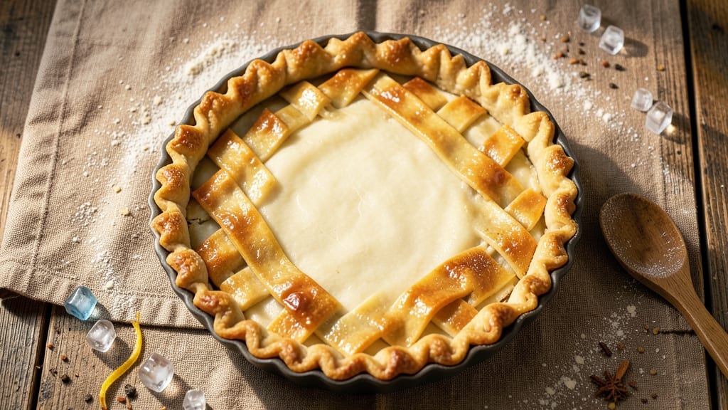 12-Inch Pie Crust Recipe: Cold Butter Layers That Stay Flaky All Night