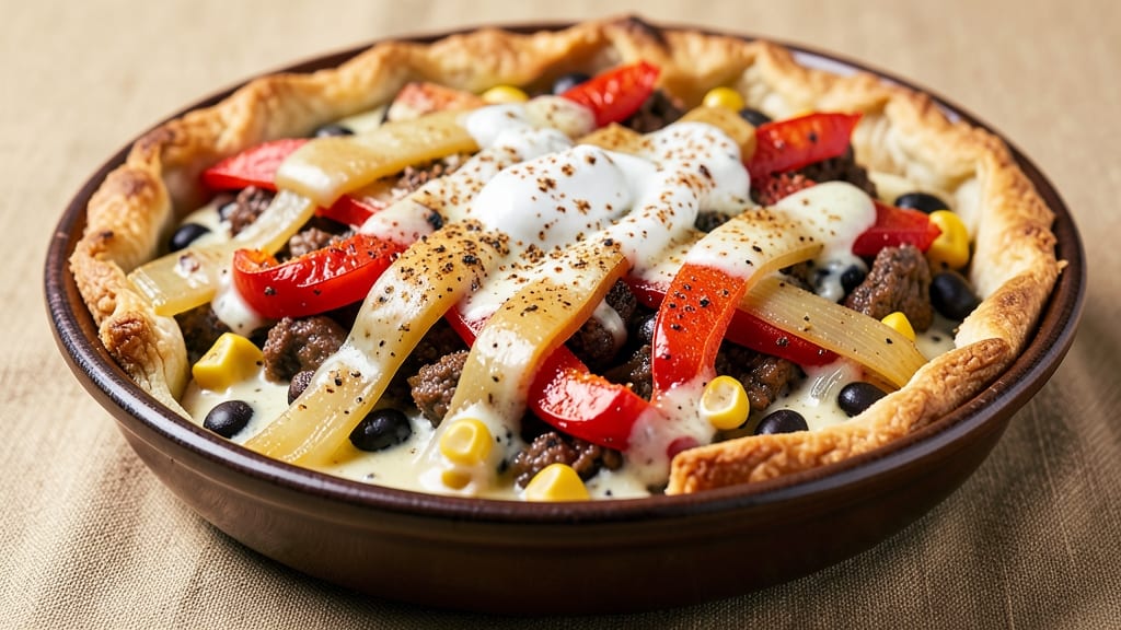 Southwest Pot Pie Recipe: Smoky Chili and Corn Crust Crunch