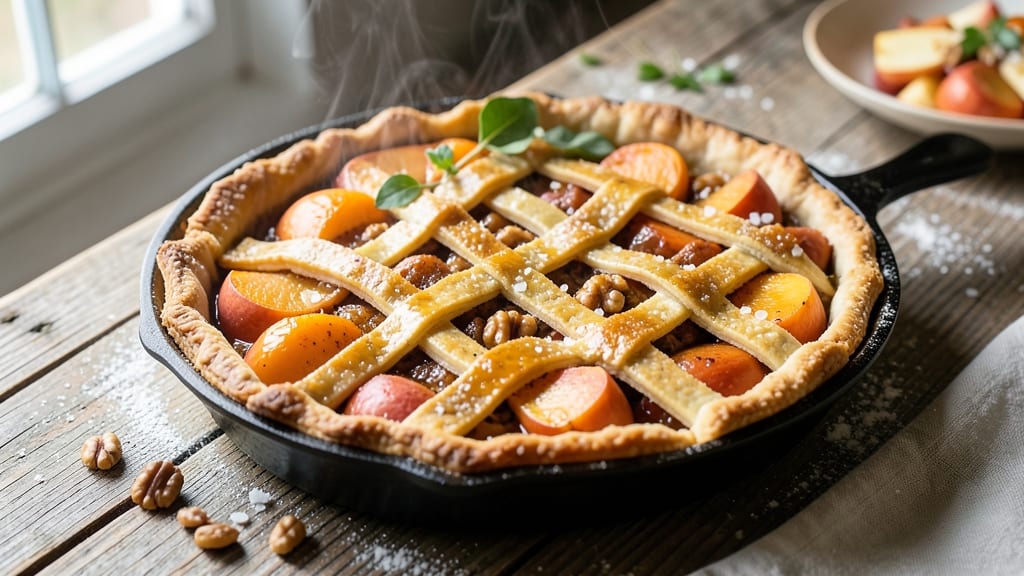 Apple Persimmon Pie Recipe: Warm Spice and Buttery Streusel Fusion