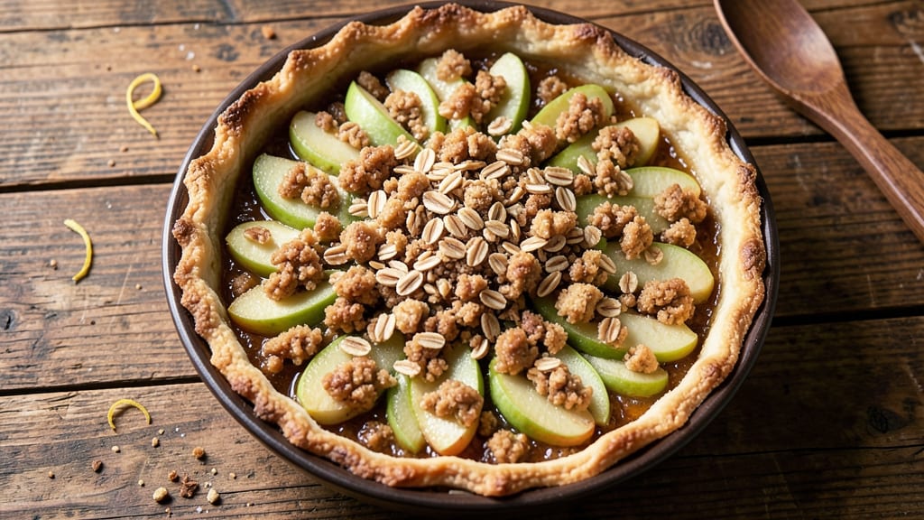 Apple Crumb Pie Recipe With Frozen Crust: Warm Spice Streusel That Stays Crunchy All Night