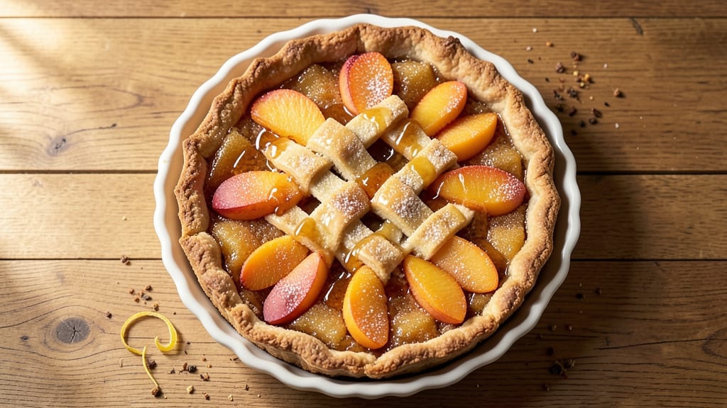 5 Star Peach Pie Recipe: Buttery Lattice Crust With Juicy Summer Filling
