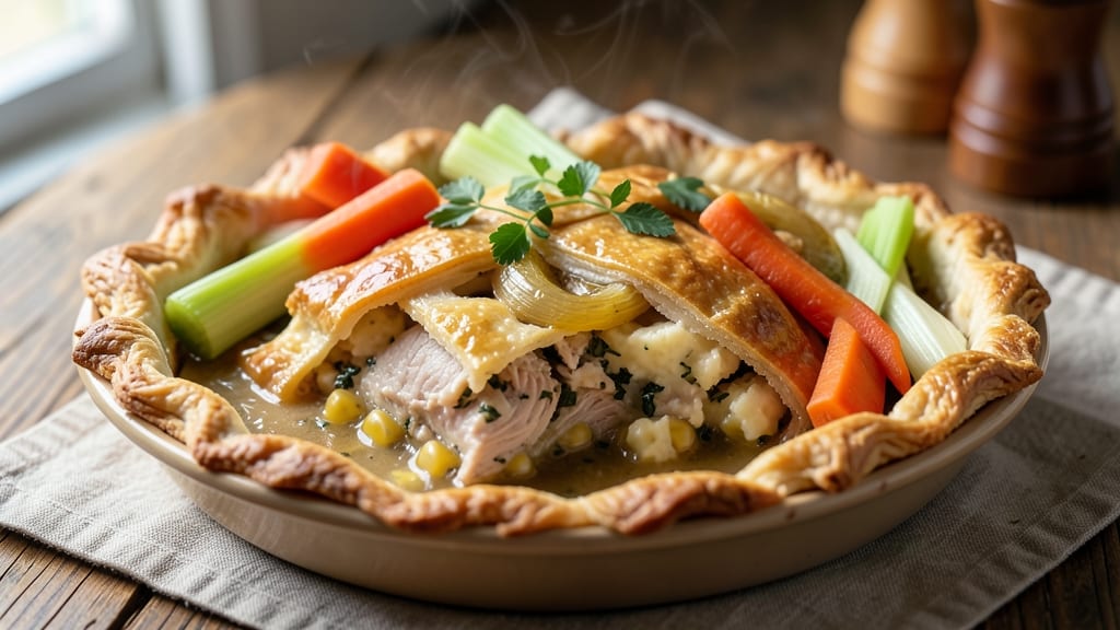 Pioneer Woman Leftover Turkey Pot Pie Recipe: Foil-Sealed Crust That Stays Golden While Filling Bakes