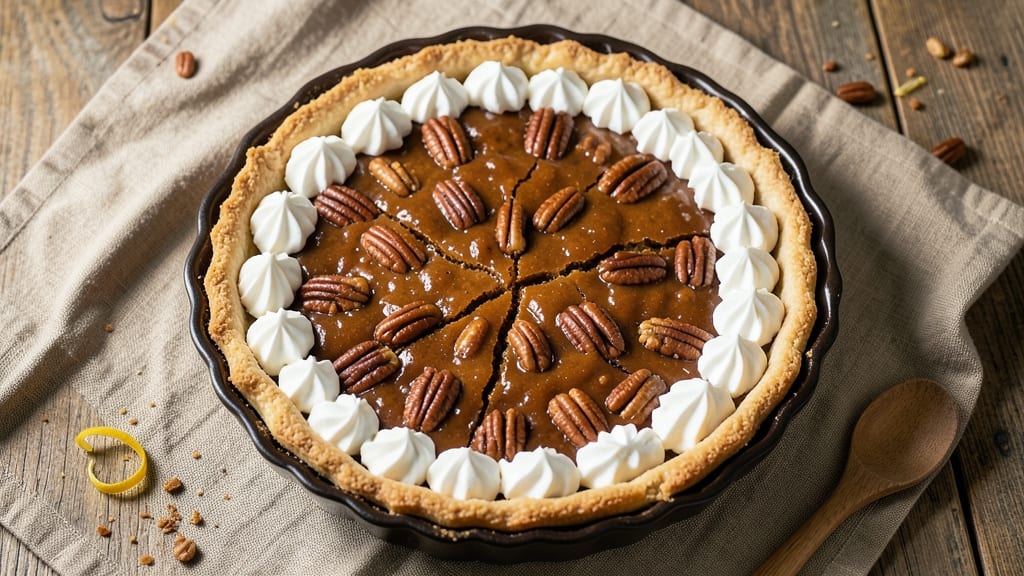 Angel Pecan Pie Recipe: Nutty Vanilla Crunch With Foil-Sealed Crust