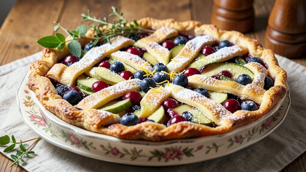 Apple Blueberry Cherry Pie Recipe: Triple-Fruit Crunch in One Crust