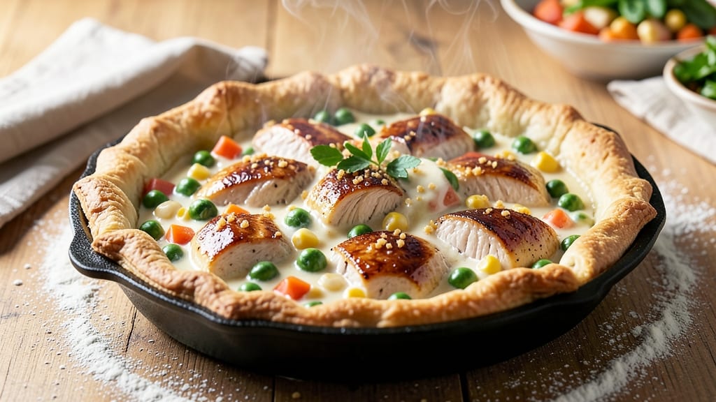 Quick Chicken Pot Pie Recipe With Pie Crust: One-Pan Creamy Comfort in 45 Minutes