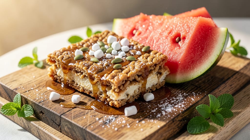 Rice Krispie Treat Watermelon Recipe: Juicy Fruit Crunch Fusion