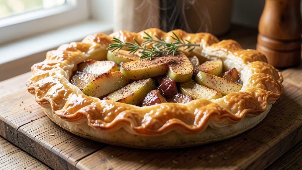 Apple Hand Pies Recipe With Puff Pastry: Warm Spiced Apple Filling in Buttery Crusts