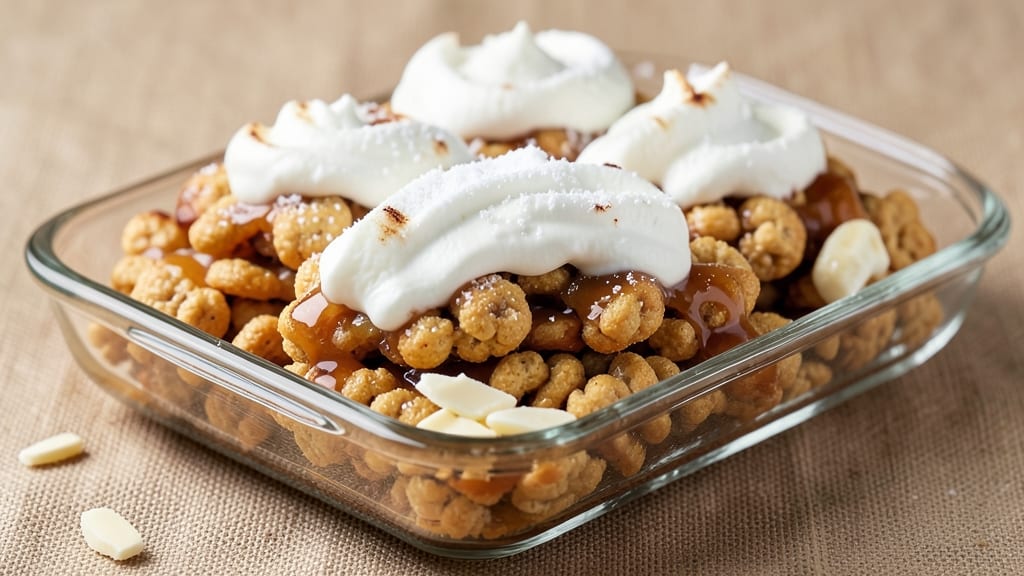 Rice Krispie Bites Recipe: Crunchy Clusters with Melty Vanilla Cream