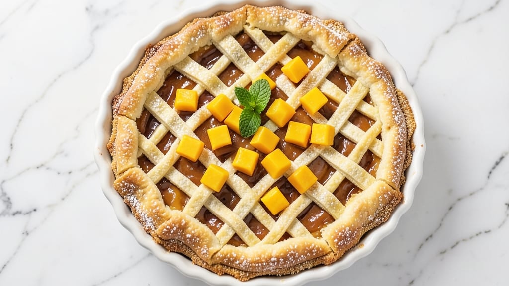 Alphonso Mango Pie Recipe: Golden Crust and Bursting Tropical Filling