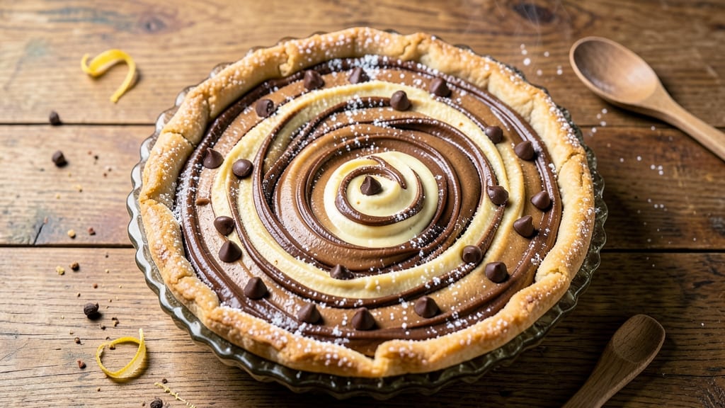 Chocolate Fluffernutter Pie Recipe: Nutty Swirls and Creamy Layers in One Bite