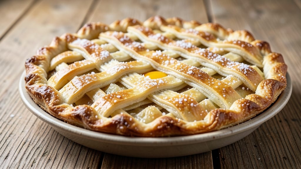 123-Piece Pie Crust Recipe: Perfectly Golden Lattice Every Time