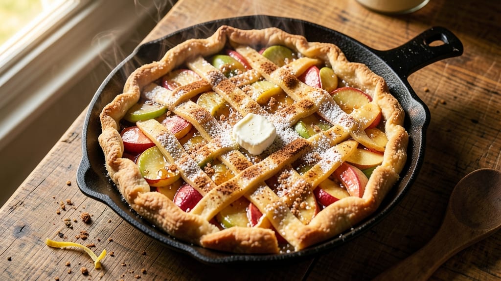 Sizzling Apple Pie Recipe: Crispy Top, Foil-Sealed Secret for Perfect Edges