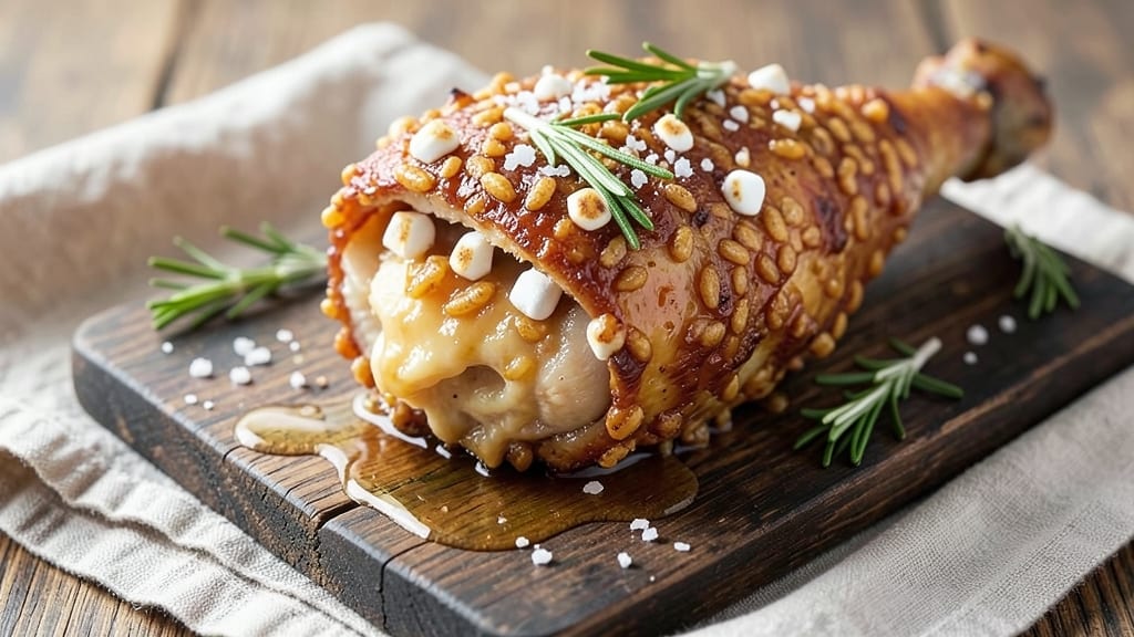Rice Krispie Treat-Stuffed Turkey Legs Recipe: Crunchy Clusters Meet Savory Roast Magic