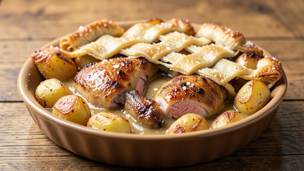 4-Ingredient Chicken Pie Recipe: Juicy Chicken and Creamy Mashed Potato Fusion