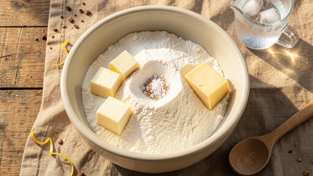 All-Purpose Pie Dough Recipe: Cold Butter Layers for Foil-Sealed Crust Perfection